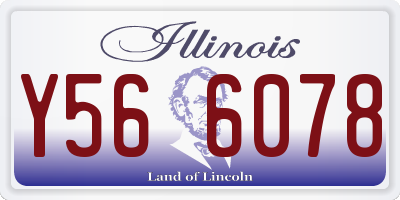 IL license plate Y566078