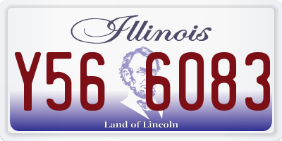 IL license plate Y566083