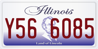 IL license plate Y566085