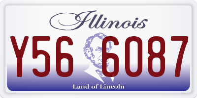 IL license plate Y566087
