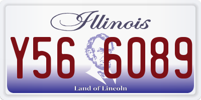 IL license plate Y566089