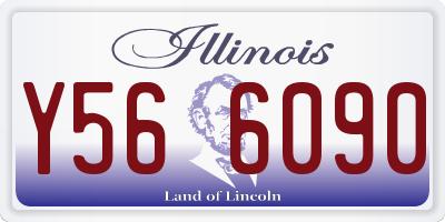IL license plate Y566090