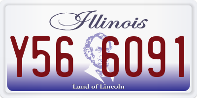 IL license plate Y566091