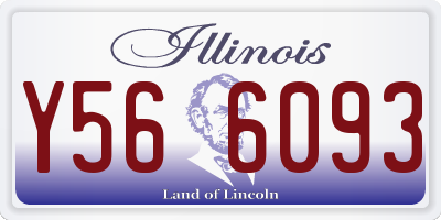 IL license plate Y566093