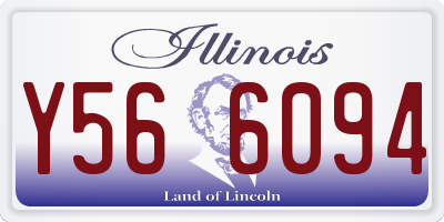 IL license plate Y566094