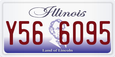 IL license plate Y566095