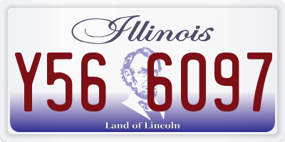 IL license plate Y566097