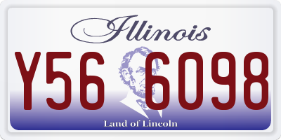 IL license plate Y566098