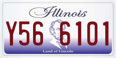 IL license plate Y566101