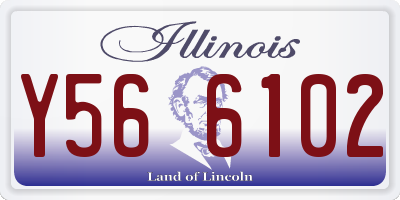 IL license plate Y566102