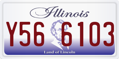 IL license plate Y566103