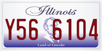 IL license plate Y566104