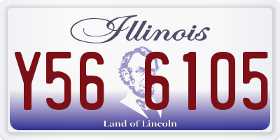 IL license plate Y566105