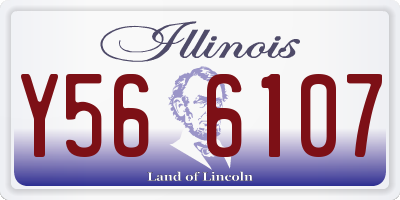 IL license plate Y566107