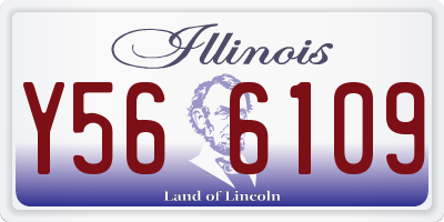 IL license plate Y566109