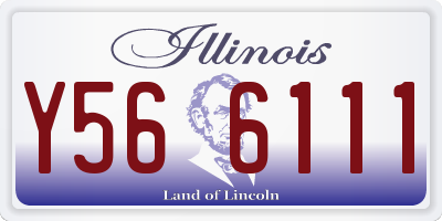 IL license plate Y566111