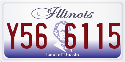 IL license plate Y566115