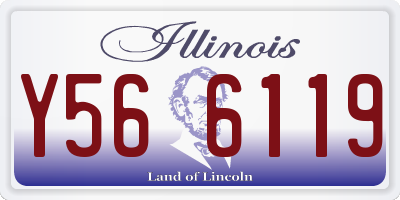 IL license plate Y566119