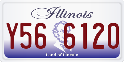 IL license plate Y566120