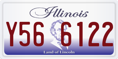 IL license plate Y566122