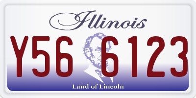 IL license plate Y566123