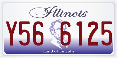 IL license plate Y566125