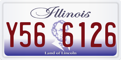 IL license plate Y566126
