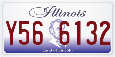 IL license plate Y566132