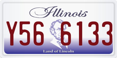 IL license plate Y566133