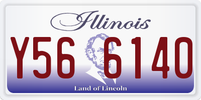 IL license plate Y566140