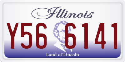 IL license plate Y566141