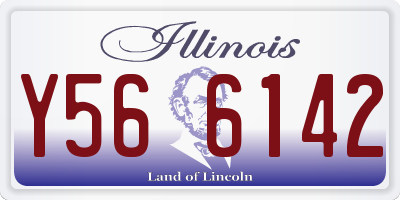 IL license plate Y566142