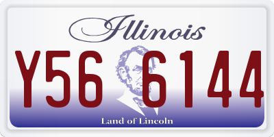 IL license plate Y566144