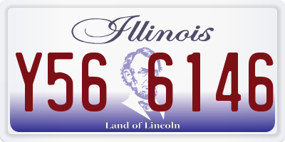 IL license plate Y566146