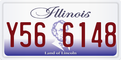 IL license plate Y566148