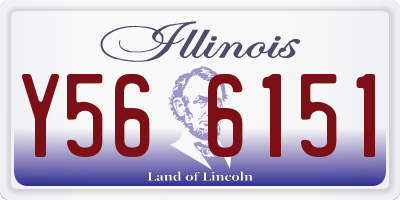 IL license plate Y566151