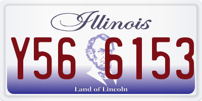 IL license plate Y566153