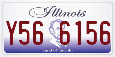 IL license plate Y566156