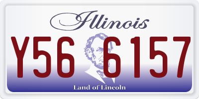 IL license plate Y566157