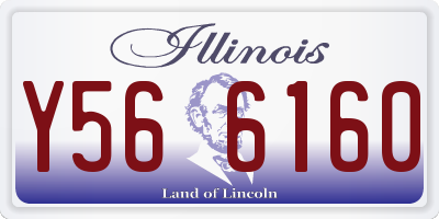 IL license plate Y566160