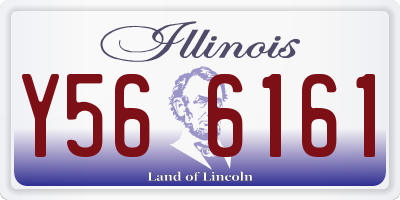 IL license plate Y566161