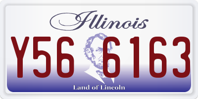IL license plate Y566163