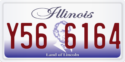 IL license plate Y566164