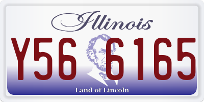 IL license plate Y566165