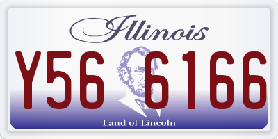 IL license plate Y566166