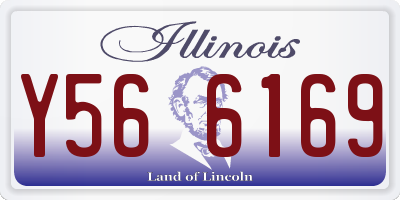 IL license plate Y566169