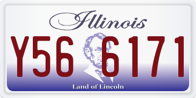 IL license plate Y566171