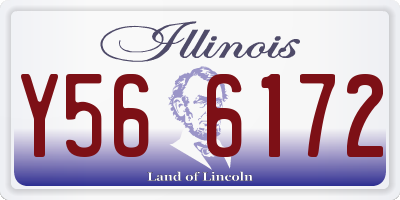 IL license plate Y566172
