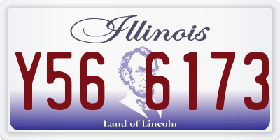 IL license plate Y566173