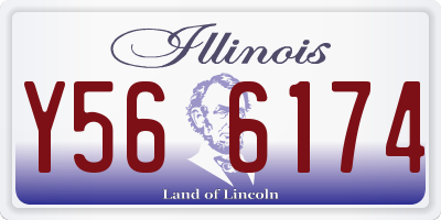IL license plate Y566174